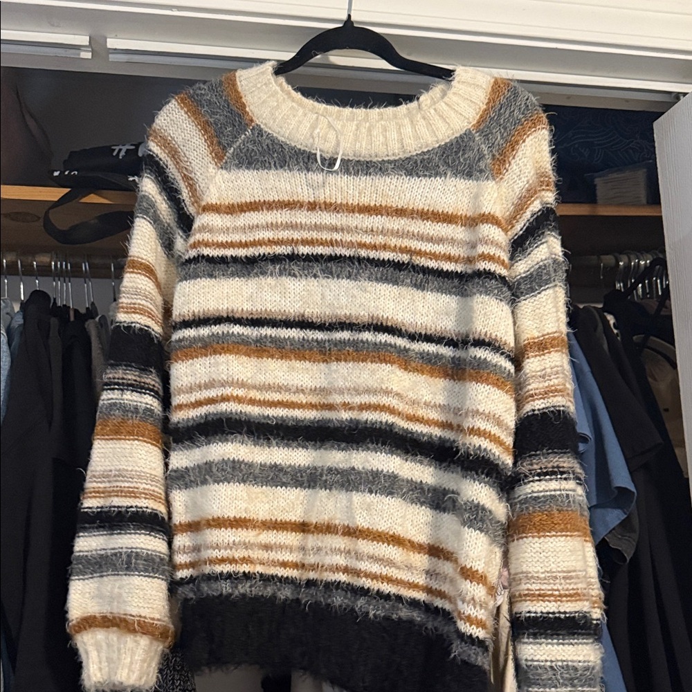 Striped Knit Sweater